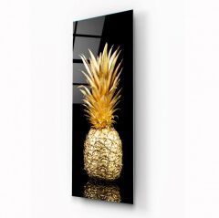 Ananas Panoramik Cam Tablo Özel Tasarım Ofis, Mutfak Çocuk Odası, Salon Dekorasyon
