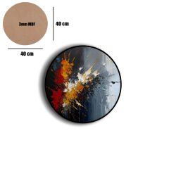 Amarikan Servis, Mdf Supla Takımı 6 Adet (6'lı Takım ), 6'lı Bardak Altlığı Hedliyeli 330