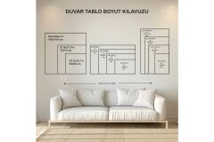 Ünlü Ressamlar ve Yapıtları Modern Yaşam Alanları İçin 3'lü Dikey Cam Tablo 672