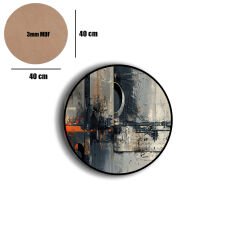 Amarikan Servis, Mdf Supla Takımı 6 Adet (6'lı Takım ), 6'lı Bardak Altlığı Hedliyeli 334