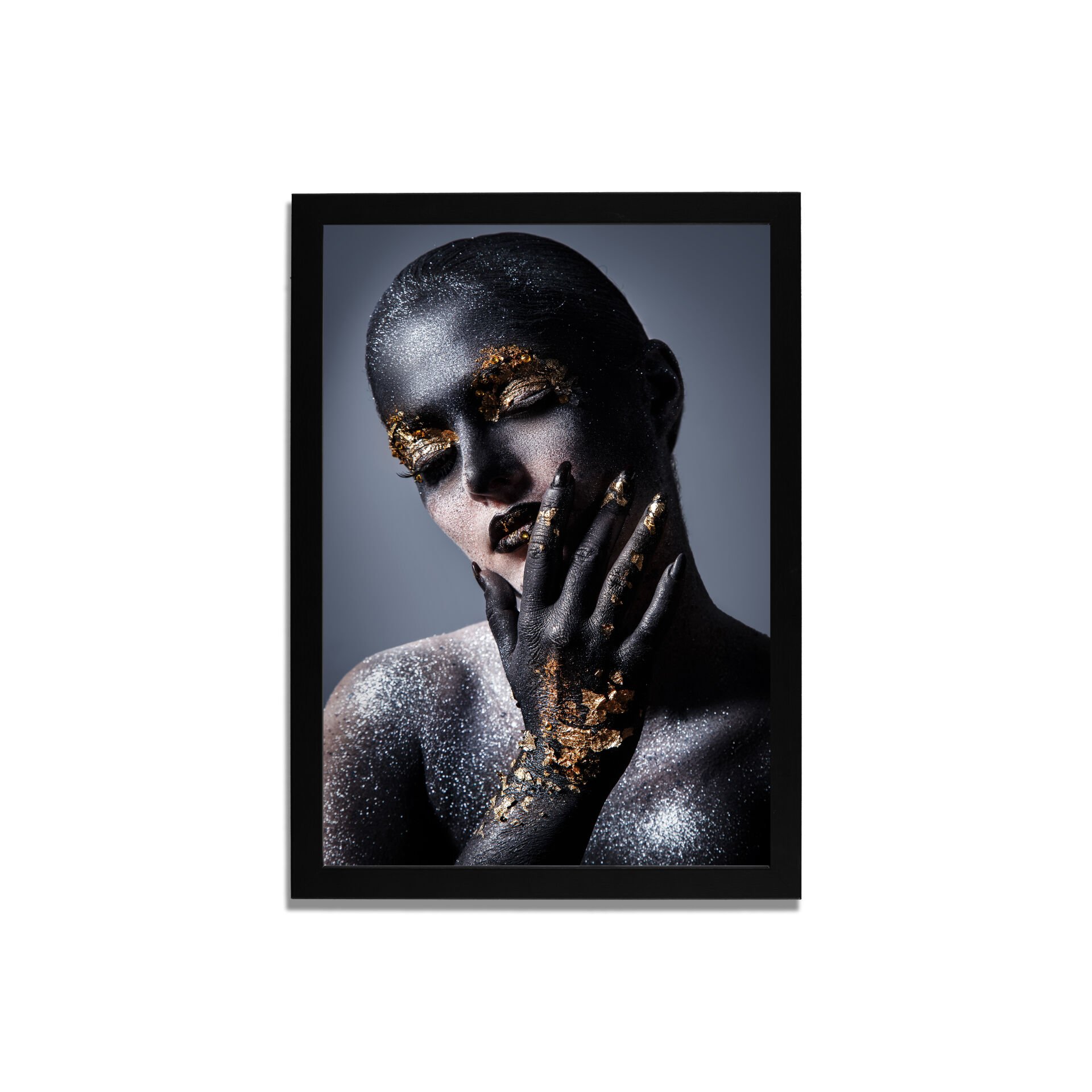 Yapay Zeka Görselli MDF Plastik Çerçeveli Dekoratif Tablo