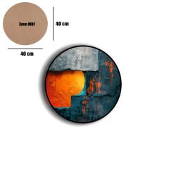 Amarikan Servis, Mdf Supla Takımı 6 Adet (6'lı Takım ), 6'lı Bardak Altlığı Hedliyeli 335