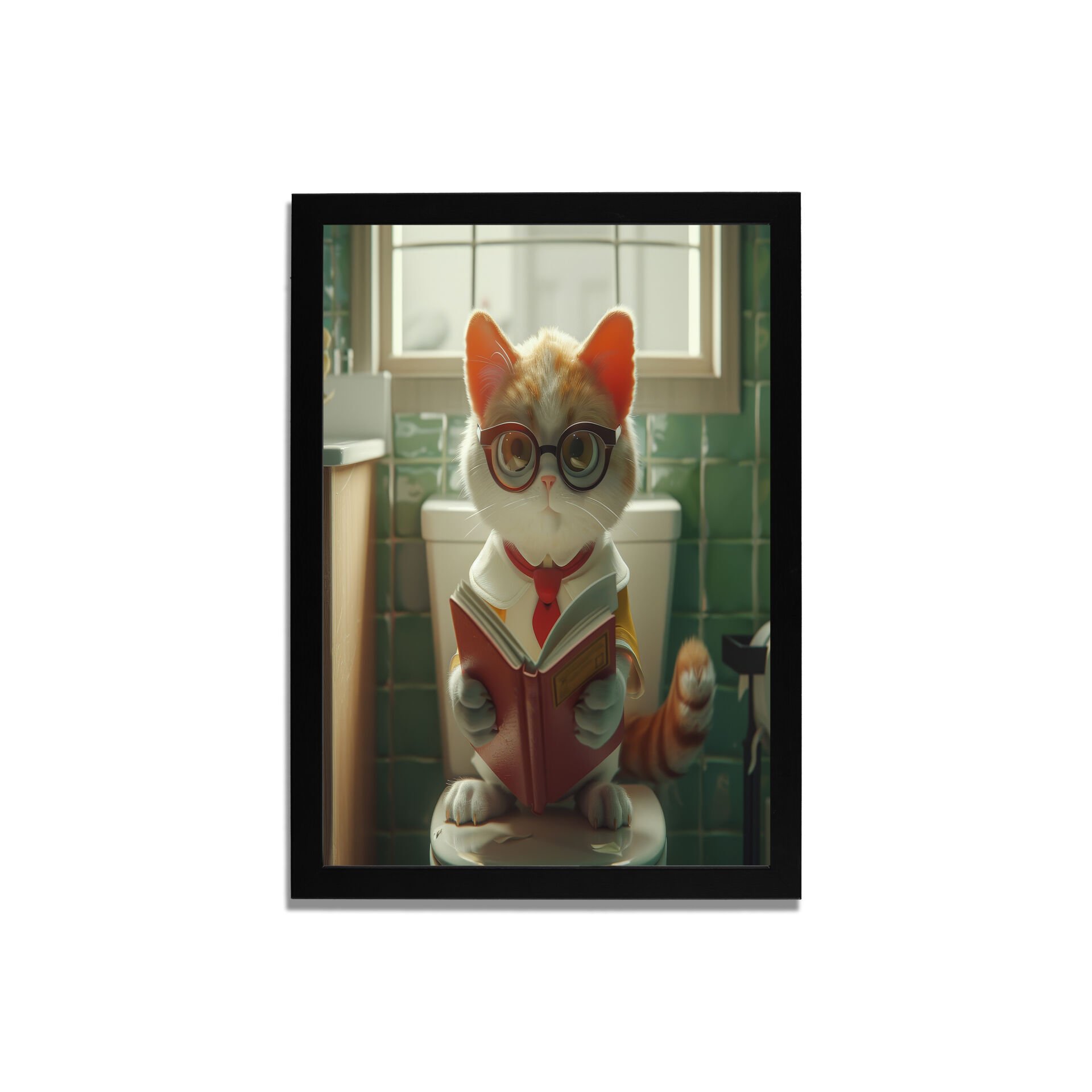 Yapay Zeka Görselli MDF Plastik Çerçeveli Dekoratif Tablo