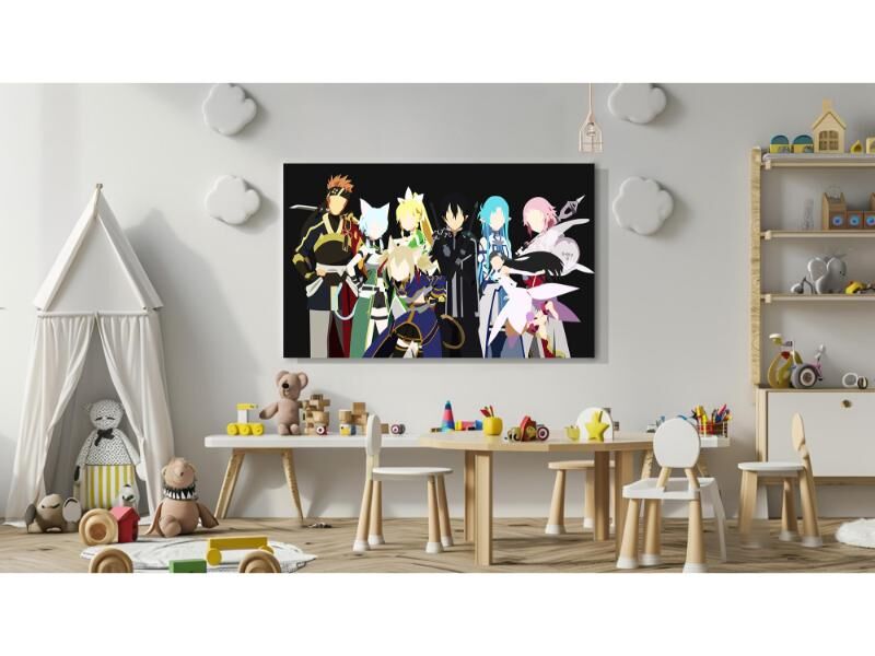 Dekoratif Baskı Anime Kanvas Tablıo 212