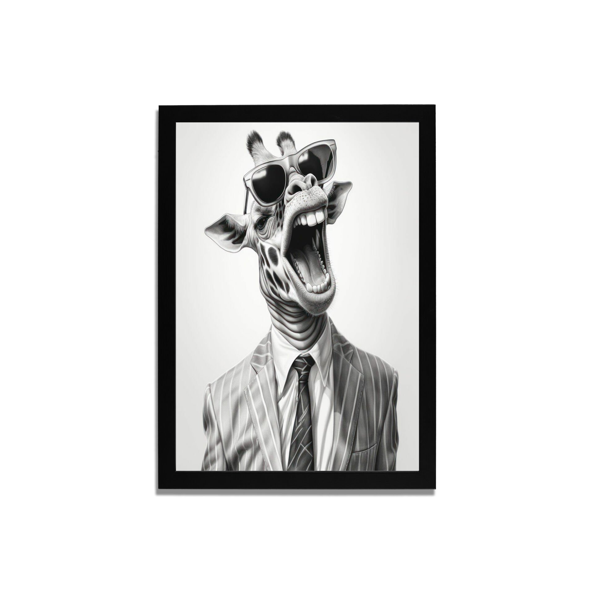 Yapay Zeka Görselli MDF Plastik Çerçeveli Dekoratif Tablo