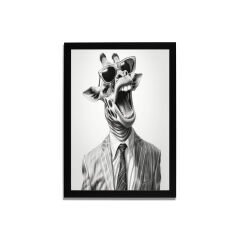 Yapay Zeka Görselli MDF Plastik Çerçeveli Dekoratif Tablo