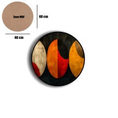 Amarikan Servis, Mdf Supla Takımı 6 Adet (6'lı Takım ), 6'lı Bardak Altlığı Hedliyeli 338