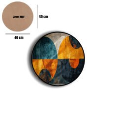 Amarikan Servis, Mdf Supla Takımı 6 Adet (6'lı Takım ), 6'lı Bardak Altlığı Hedliyeli 342