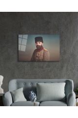 Cemal Paşa Portresi Cam Tablo, Ev Ve Ofis Duvar Dekoru,
