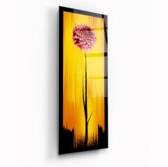 Çiçek Panoramik Cam Tablo Özel Tasarım Ofis, Mutfak Çocuk Odası, Salon Dekorasyon