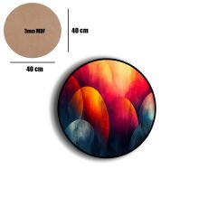 Amarikan Servis, Mdf Supla Takımı 6 Adet (6'lı Takım ), 6'lı Bardak Altlığı Hedliyeli 353
