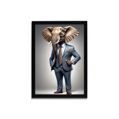 Yapay Zeka Görselli MDF Plastik Çerçeveli Dekoratif Tablo