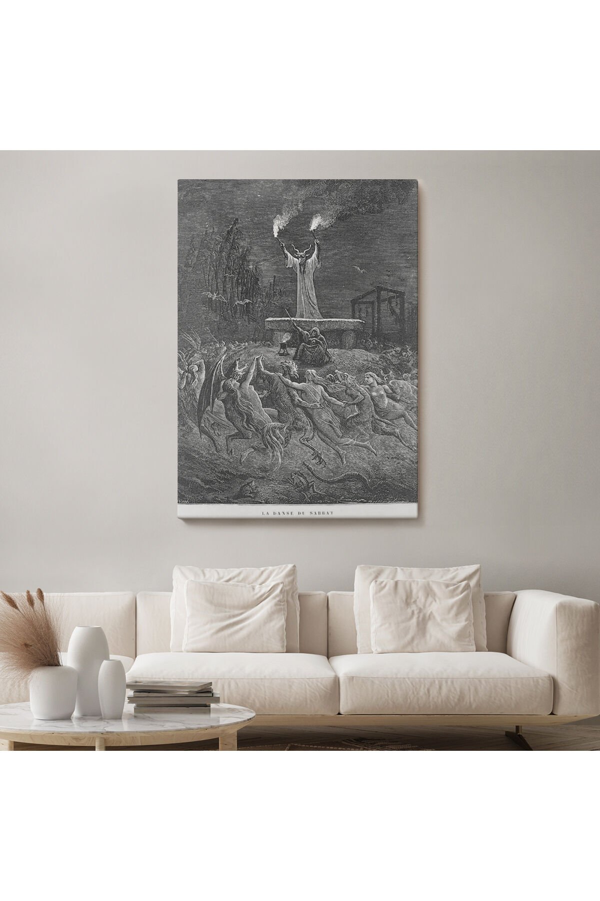 Şabat Dansı Duvar Tablosu, Gustave Dore-6174