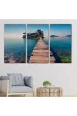 Zakinthos Adası Yunaniztan Dekoratif Kanvas Duvar Tablosu-3584