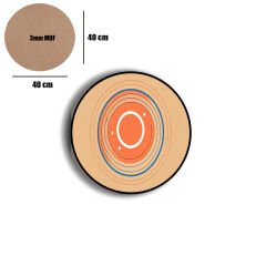 Amarikan Servis, Mdf Supla Takımı 6 Adet (6'lı Takım ), 6'lı Bardak Altlığı Hedliyeli 368