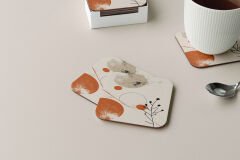 Dekoratif Bardak Altlığı Minimal Desen 16