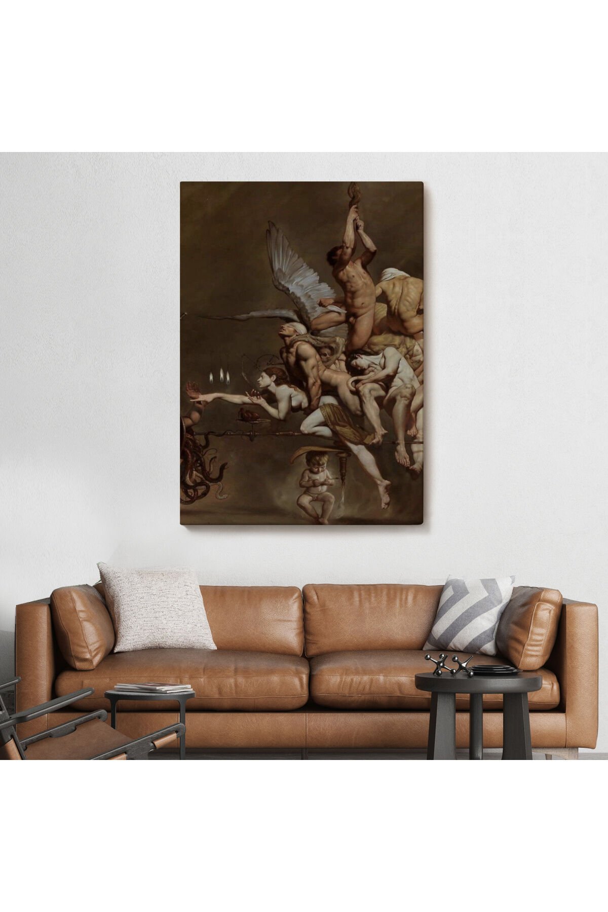 Roberto Ferri'in Kırık Zevkler İsimli Eseri Duvar Tablosu-6182