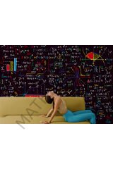 Matemetik Formullerinin Olduğu Duvar Kağıdı - Posteri-5085