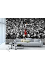 Michael Jordan Üçlük Şutu Duvar Kağıdı - Posteri-5139