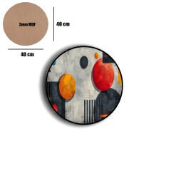 Amarikan Servis, Mdf Supla Takımı 6 Adet (6'lı Takım ), 6'lı Bardak Altlığı Hedliyeli 378