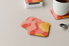 Dekoratif Bardak Altlığı Minimal Desen 26