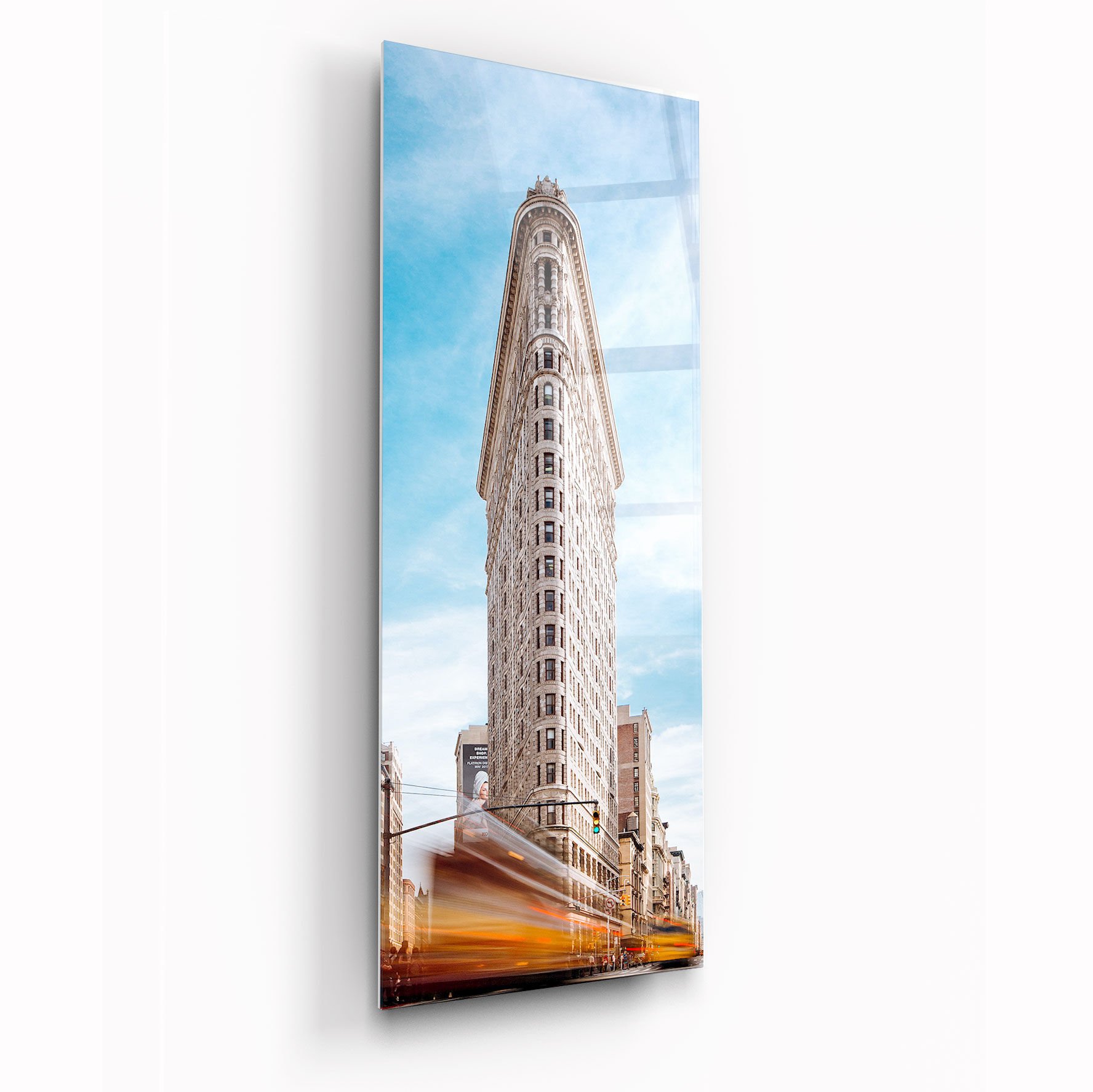 Flatiron Panoramik Cam Tablo Özel Tasarım Ofis, Mutfak Çocuk Odası, Salon Dekorasyon
