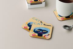 Dekoratif Bardak Altlığı Minimal Desen 27