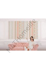 Modern İskandinav Tasarımı Duvar Kağıdı Pastel Geometrik Şekilleri-5502