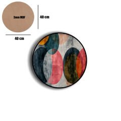 Amarikan Servis, Mdf Supla Takımı 6 Adet (6'lı Takım ), 6'lı Bardak Altlığı Hedliyeli 386