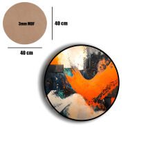 Amarikan Servis, Mdf Supla Takımı 6 Adet (6'lı Takım ), 6'lı Bardak Altlığı Hedliyeli 392