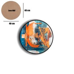 Amarikan Servis, Mdf Supla Takımı 6 Adet (6'lı Takım ), 6'lı Bardak Altlığı Hedliyeli 395
