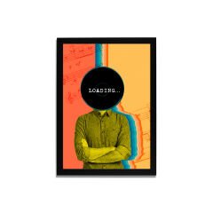 Yapay Zeka Görselli MDF Plastik Çerçeveli Dekoratif Tablo