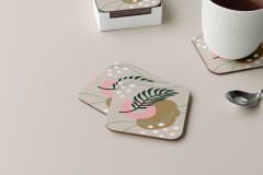 Dekoratif Bardak Altlığı Minimal Desen 51