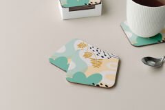 Dekoratif Bardak Altlığı Minimal Desen 57