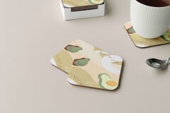 Dekoratif Bardak Altlığı Minimal Desen 59