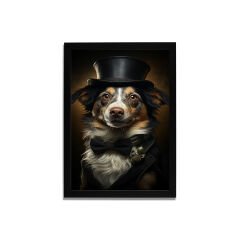 Yapay Zeka Görselli MDF Plastik Çerçeveli Dekoratif Tablo