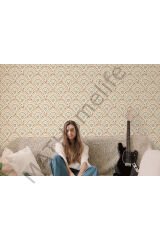 Kalp İkonlu Kız Çocuk Odası Duvar Kağıdı-5542