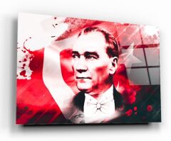 Atatürk Cam Tablo Özel Tasarım Ofis, Mutfak Çocuk Odası, Salon Dekorasyon