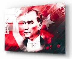Atatürk Cam Tablo Özel Tasarım Ofis, Mutfak Çocuk Odası, Salon Dekorasyon