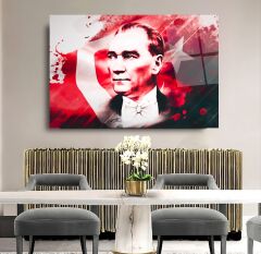 Atatürk Cam Tablo Özel Tasarım Ofis, Mutfak Çocuk Odası, Salon Dekorasyon
