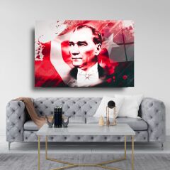 Atatürk Cam Tablo Özel Tasarım Ofis, Mutfak Çocuk Odası, Salon Dekorasyon
