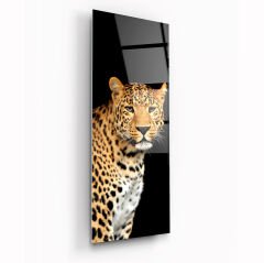 Leopar Panoramik Cam Tablo Özel Tasarım Ofis, Mutfak Çocuk Odası, Salon Dekorasyon