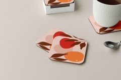 Dekoratif Bardak Altlığı Minimal Desen 73