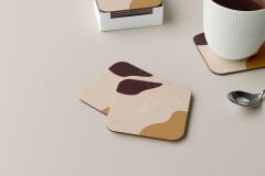 Dekoratif Bardak Altlığı Minimal Desen 76