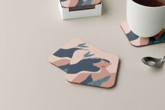 Dekoratif Bardak Altlığı Minimal Desen 81