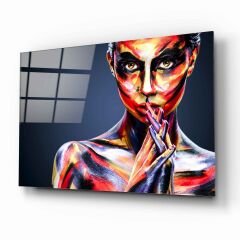 Kadın Cam Tablo Özel Tasarım Ofis, Mutfak Çocuk Odası, Salon Dekorasyon