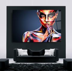 Kadın Cam Tablo Özel Tasarım Ofis, Mutfak Çocuk Odası, Salon Dekorasyon