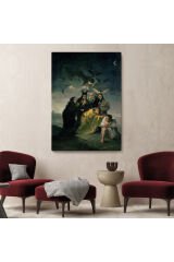 Madrid İspanya Lázaro Galdiano Müzesindeki Francisco Goya⁣'nın Büyü Tablosu-6252