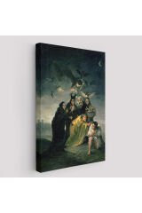 Madrid İspanya Lázaro Galdiano Müzesindeki Francisco Goya⁣'nın Büyü Tablosu-6252