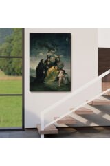 Madrid İspanya Lázaro Galdiano Müzesindeki Francisco Goya⁣'nın Büyü Tablosu-6252
